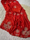 Jilu Soft Shine Ho Silk Fabric With Handwork Saree Wholesale Suppliers In Mumbai